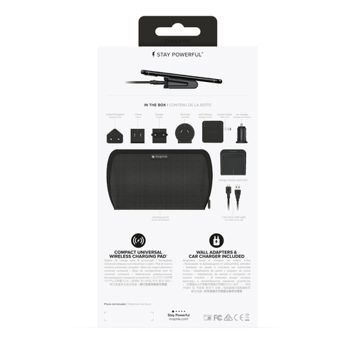 mophie 401302090 mobile device charger Smartphone Black AC, Cigar lighter, USB Wireless charging Indoor – image 5