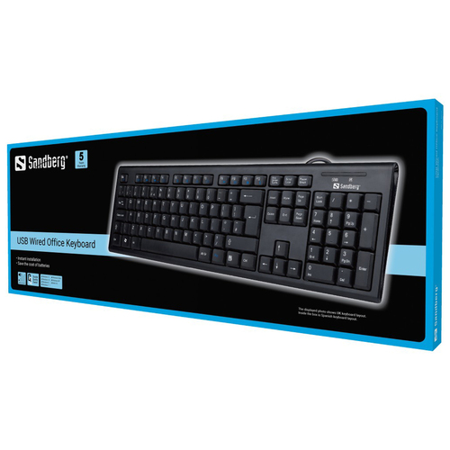 Sandberg USB Wired Office Keyboard ES – image 2