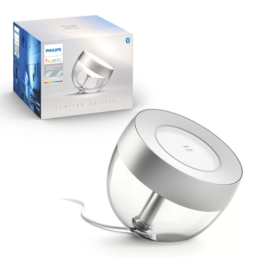 Philips Hue White and colour ambience Iris Special Edition серебристого цвета