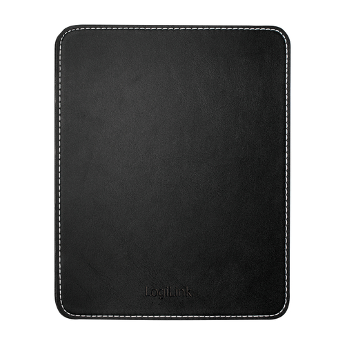 Logilink muismat Leder Design zwart