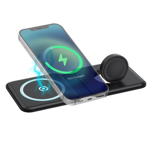 Celly MAGFOLD2IN1 Smartphone, Smartwatch Black USB Wireless charging Indoor