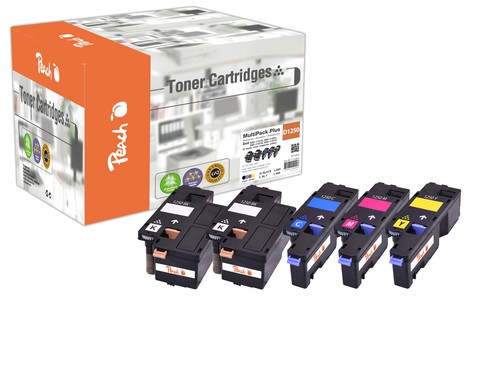 Peach PT1092 toner cartridge 5 pc(s) Compatible Black, Cyan, Magenta, Yellow