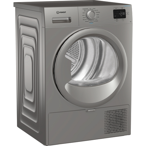 Indesit C YD 92D SS UK 9Kg Heat Pump Tumble Dryer - Silver - A+ Rated, Silver - image 4