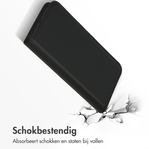 Accezz Premium Leather Slim Bookcase iPhone 15 Pro - Zwart, afbeelding 4