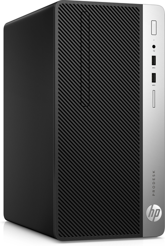 Specs HP ProDesk 400 G4 Intel® Core™ i3 i3-7100 4 GB DDR4-SDRAM 500 GB HDD  Windows 10 Pro Micro Tower PC Black, Silver PCs/Workstations (1EY27ES)