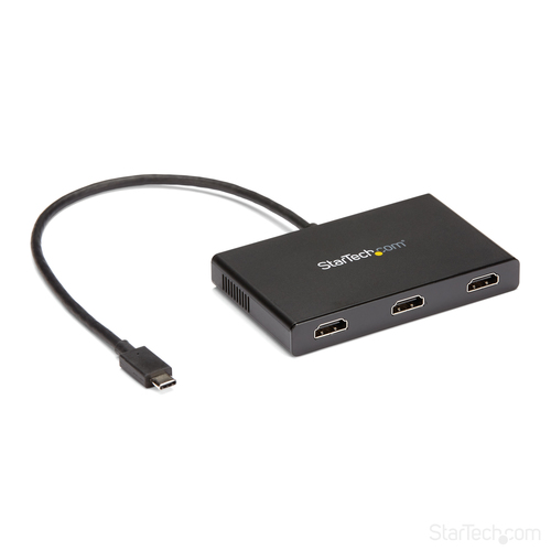 StarTech.com 3-Port Multi Monitor Adapter - USB-C to 3x HDMI Video Splitter - USB Type-C to HDMI MST Hub - Dual 4K – image 7