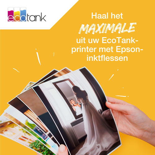 Epson 107 70ml Gele inktcartridge voor de Ecotank, afbeelding 2