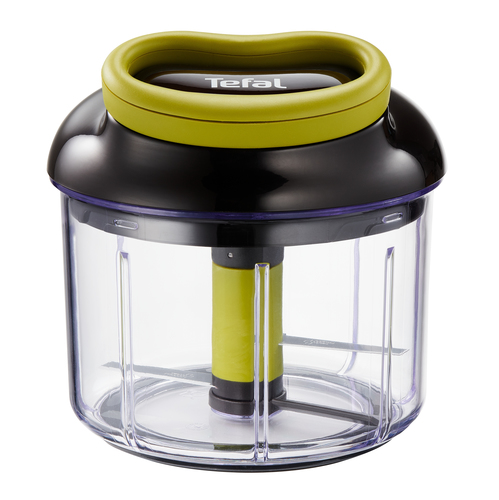 Tefal K13204 manuaalne toiduhakkija Must, Roheline, Läbipaistev