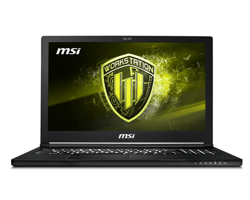 MSI Workstation WS63 8SK-027, 15.6", Core i7-8750H, 32 GB RAM, 1.51 TB HDD, Quadro P3200