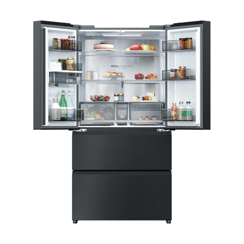 Haier HFR59F18CWMB(UK) side-by-side refrigerator Freestanding – image 2