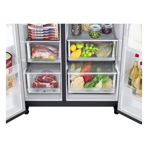 LG NatureFRESH™ GSLV70MCTF American Fridge Freezer – image 9