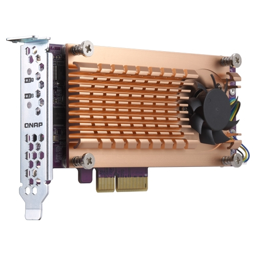 QNAP Dual M.2 22110/2280 SATA SSD card