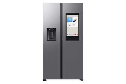 Samsung Bespoke AI Family Hub RS90F66BETEU American-Style Smart Fridge Freezer - Silver/Grey - image 1