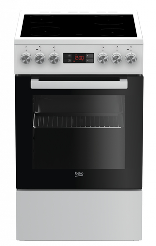 Beko FSM 57300 GW Brīvi stāvoša plīts Keramika Balts A