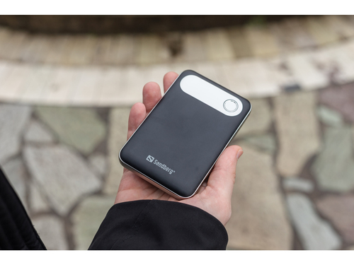 Sandberg 421-16 powerbank Lithium-Polymeer (LiPo) 10000 mAh Aluminium, Zwart, afbeelding 3