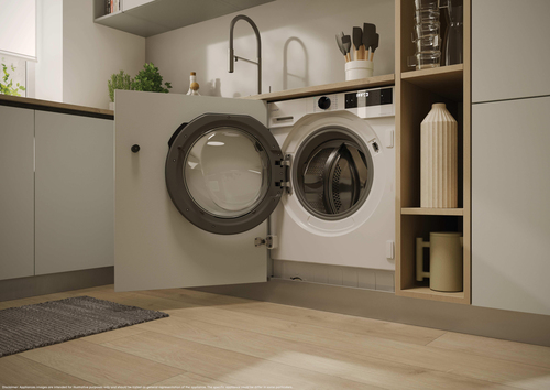Candy ProWash BC4S49M6DB8J-80 Integrated 9kg WiFi Connected Washing Machine with 1400 rpm - White - A Rated, White - image 4