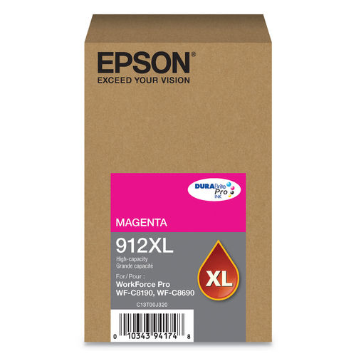T912 DURABRITE HIGH CAP MAGENTA INK CARTRIDGE / WF-C8690 WF-C8190