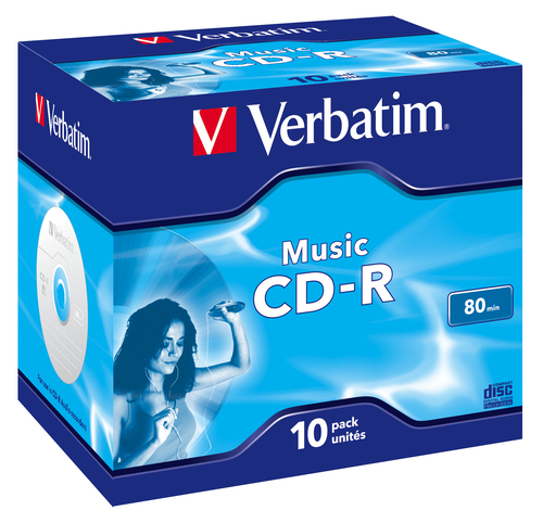 Verbatim Music CD-R 700 MB 16x 10 tk