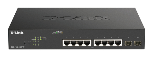 D-Link 10-Port PoE+Gigabit Smart Managed Switc – image 2