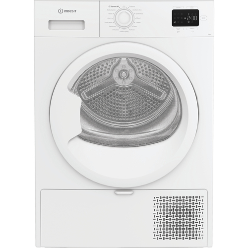 Indesit C Ysd 83D WW UK 8Kg Heat Pump Tumble Dryer - White - A++ Rated, White - image 1