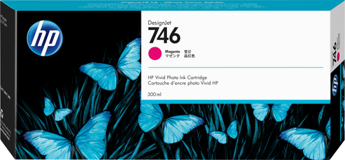 TINTA HP LF 746 P2V78A MAGENTA DESIGNJET Z6/Z9 300 ML n  P2V78A - P2V78A