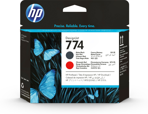 Cabezal HP LF 774 Negro Mate-Rojo Cromático P2V97A - P2V97A