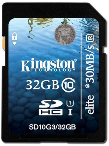 Kingston Technology 32GB Class 10 UHS-I Elite