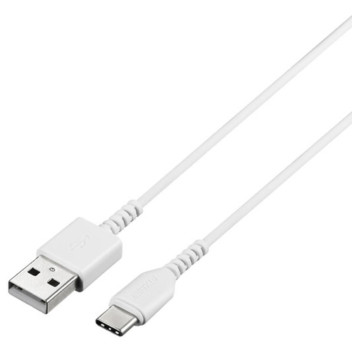 Buffalo 2m, USB2.0 Type-C-Type-A USB-kaabel USB C USB A Valge