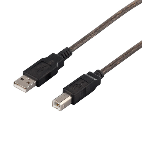 Buffalo BSUAB207BS USB-kaabel USB 2.0 0,7 m USB A USB B Must