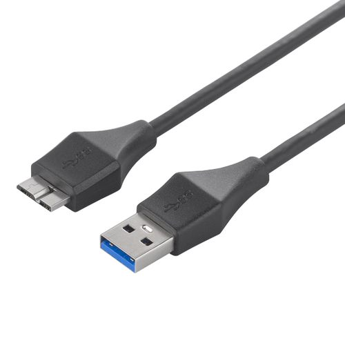 Buffalo 2m, USB3.0-microB USB-kaabel USB 3.2 Gen 1 (3.1 Gen 1) USB A Micro-USB B Must