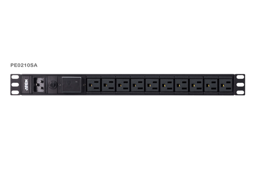 ATEN PE0210SG блок распределения питания 10 розетка(и) 1U Черный