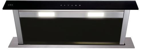 CDA EDD92BL cooker hood Downdraft Black 566 m³/h – image 1