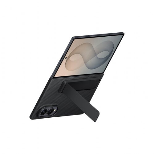 Samsung Galaxy Z Fold8 Standing Grip Backcover mit Magnet Schwarz – Foto 2 von 7