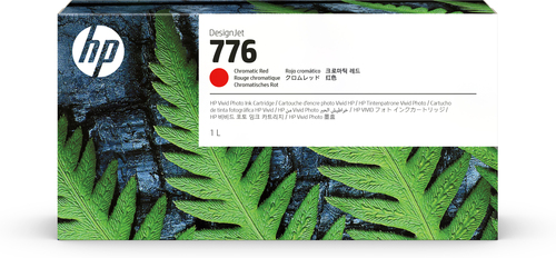 Tinta HP LF 776 Cromática 1L Color Rojo 1XB10A - 1XB10A