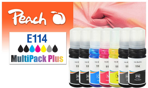 Peach 321707 ink cartridge 7 pc(s) Compatible Standard Yield Black, Cyan, Grey, Magenta, Yellow