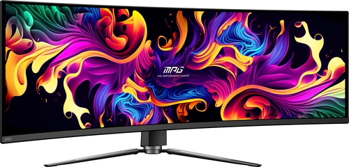 Msi Mpg 491CQP QD-OLED 49" Curved QD-OLED Dual Quad HD 144Hz 0.03ms Height Adjustable Gaming Monitor - image 2
