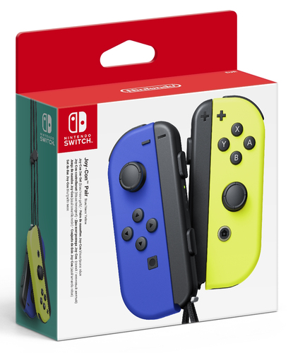 Nintendo Joy-Con Синий, Желтый Bluetooth Геймпад Цифровой Nintendo Switch, Nintendo Switch OLED