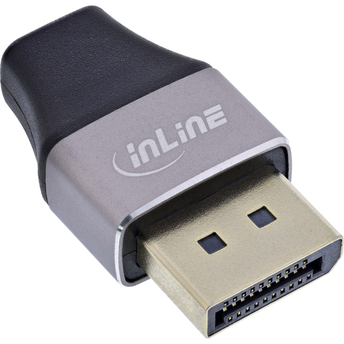 InLine 17291B Kabeladapter DisplayPort Mini DisplayPort Schwarz, Grau