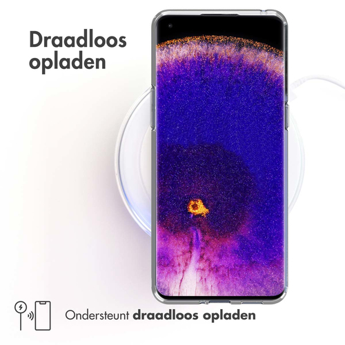Accezz Clear Backcover Oppo Find X5 Pro 5G - Transparant, afbeelding 5