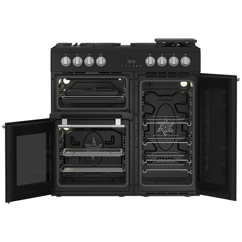Hotpoint RH90FA20B cooker Range cooker Electric Gas Black – image 3