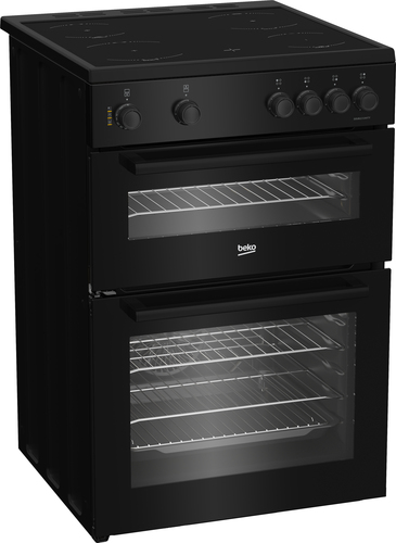 Beko AeroPerfect™ FTC6701K 60cm Wide Single Oven Electric Cooker with Ceramic Hob - Black - A Rated, Black - image 3