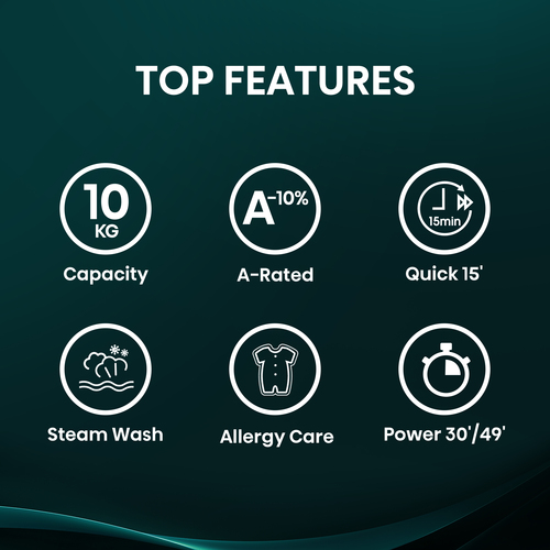 Hisense WF1Q1041BW washing machine Front-load – image 9