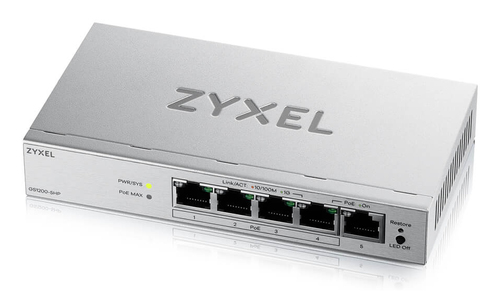 ZYXEL GS1200-5HP V3 5-Port Gigabit PoE+