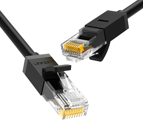 Ugreen 20161 сетевой кабель Черный 3 m Cat6 U/UTP (UTP) Круглый