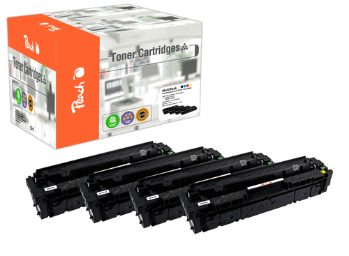 Peach PT809 toner cartridge 4 pc(s) Compatible Black, Cyan, Magenta, Yellow