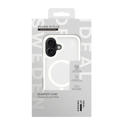 iDeal of Sweden Bumper Case MagSafe iPhone 16 Plus Cloudy White – image 3