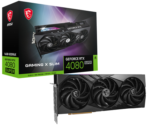 Tarjetas de video MSI RTX 4080 SUPER 16G GAMING X SLIM