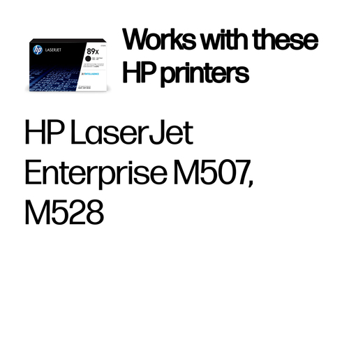 Original HP 89X High Capacity Black Toner Cartridge (CF289X) - image 2