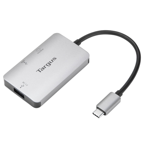 Targus ACA948EU хаб-разветвитель USB 3.2 Gen 1 (3.1 Gen 1) Type-C 5000 Мбит/с Серебристый