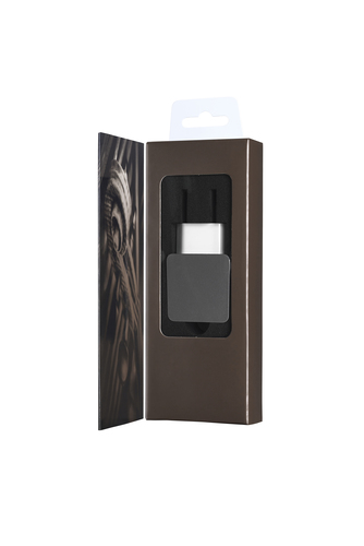 eSTUFF Home Charger 1 USB 2.4A Grey – image 3